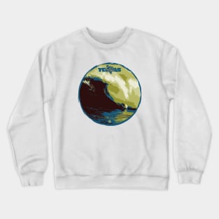 Texas Style Lone Surfer Crewneck Sweatshirt